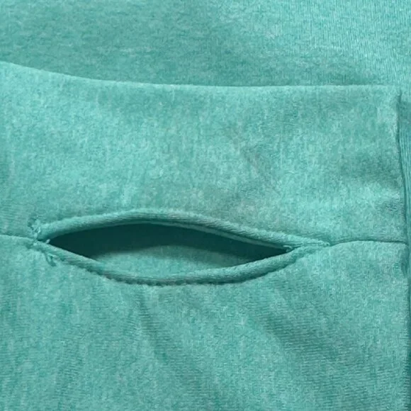 VICTORIA SECRET PINK Ultimate half zip pullover Size Medium Mint Activewear - Picture 8 of 15